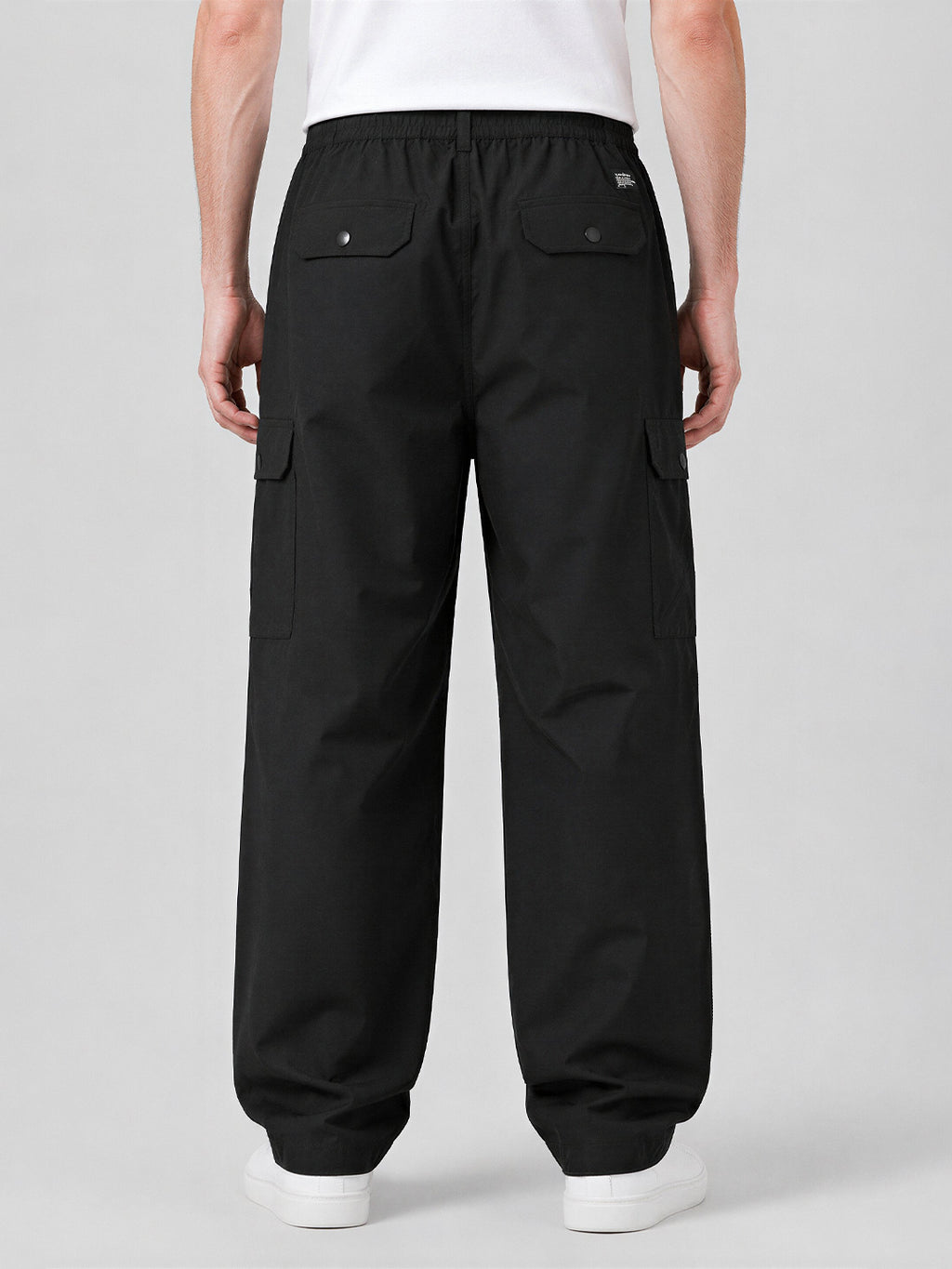 Black Utility Cargo Pants