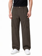 Brown Utility Cargo Pants