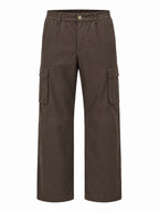 Brown Utility Cargo Pants