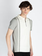 Mens Cut & Sew Polo T-Shirt