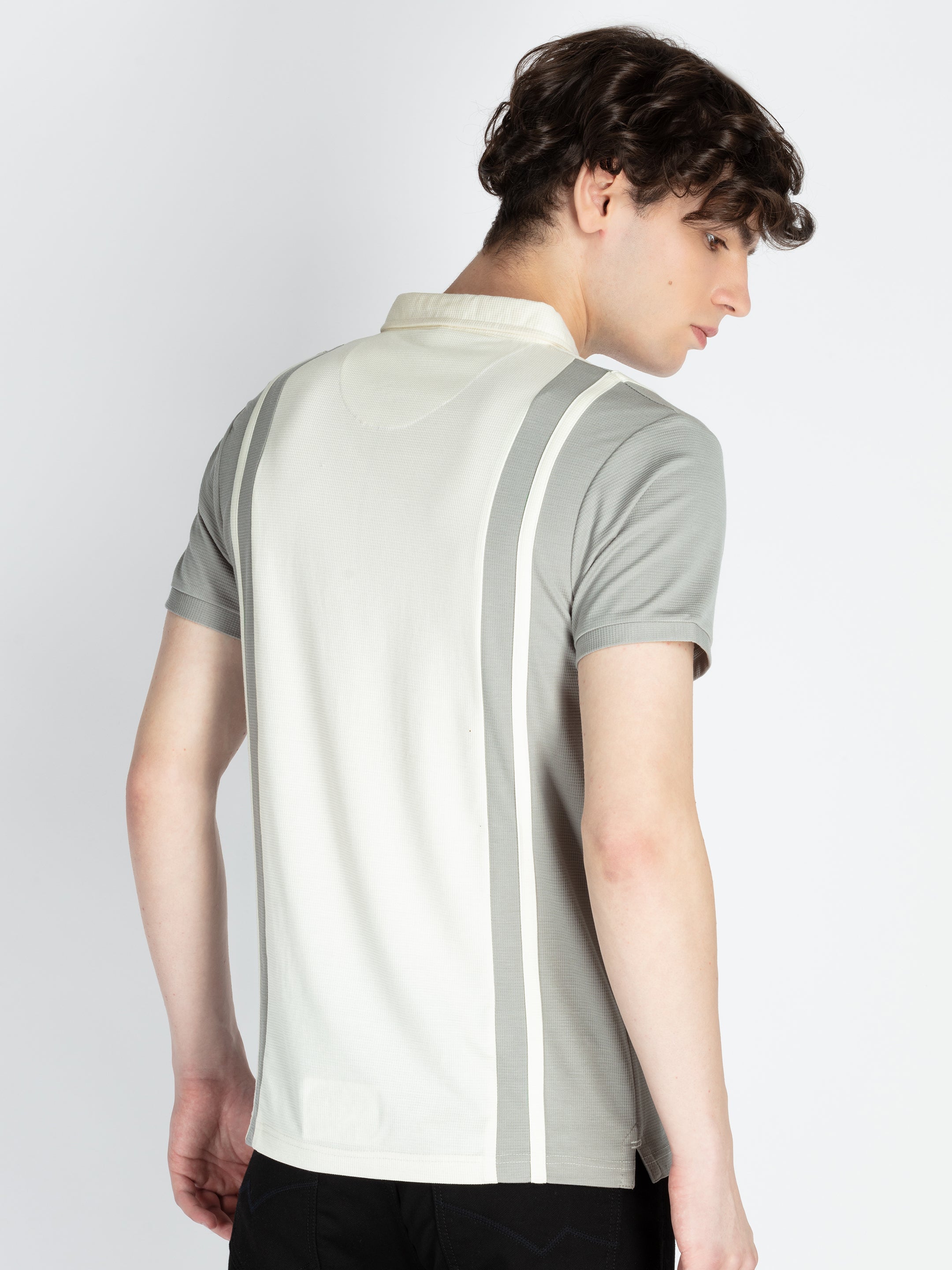 Mens Cut & Sew Polo T-Shirt