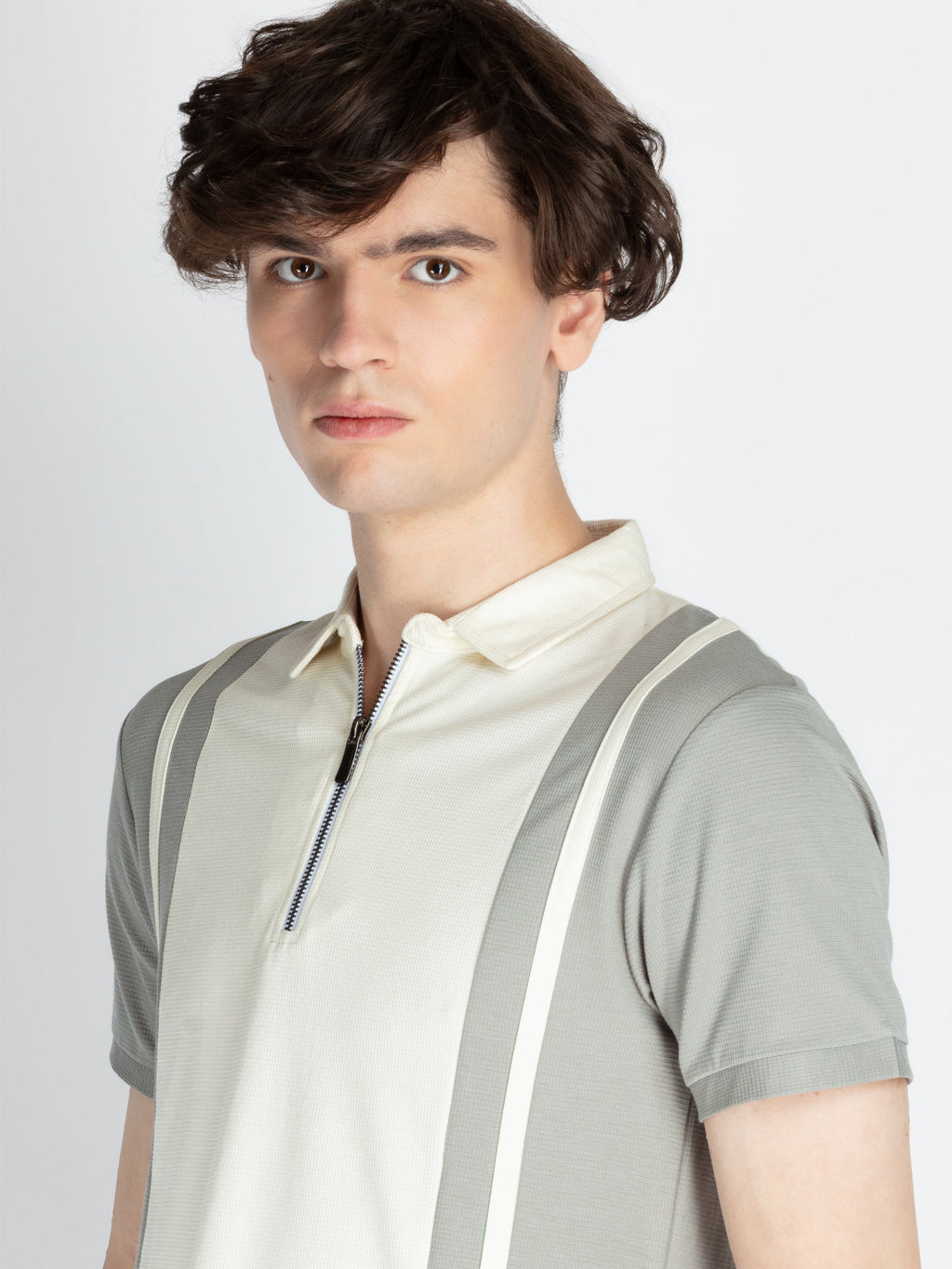 Mens Cut & Sew Polo T-Shirt
