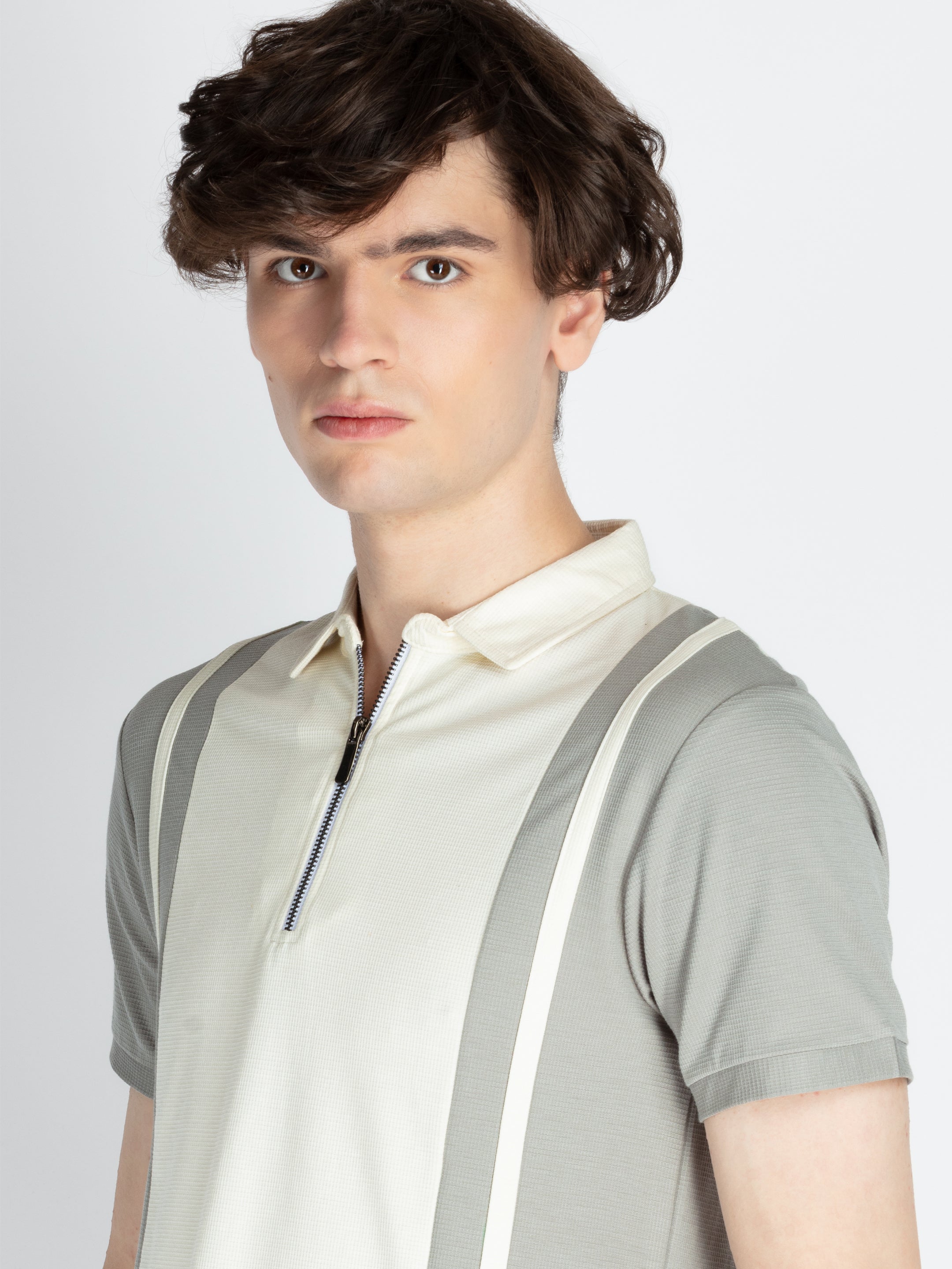 Mens Cut & Sew Polo T-Shirt