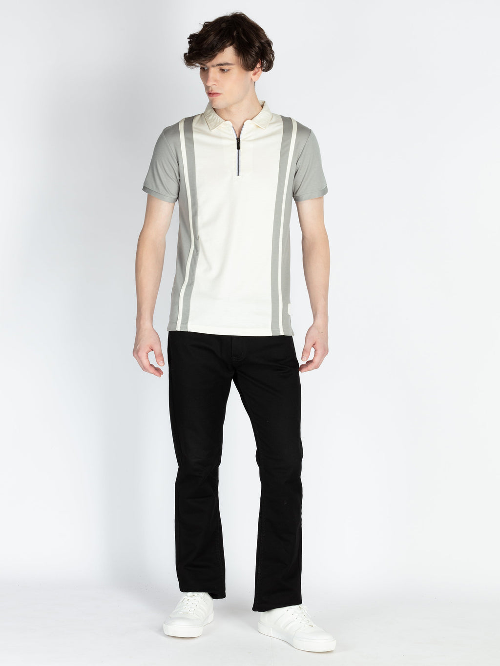 Mens Cut & Sew Polo T-Shirt