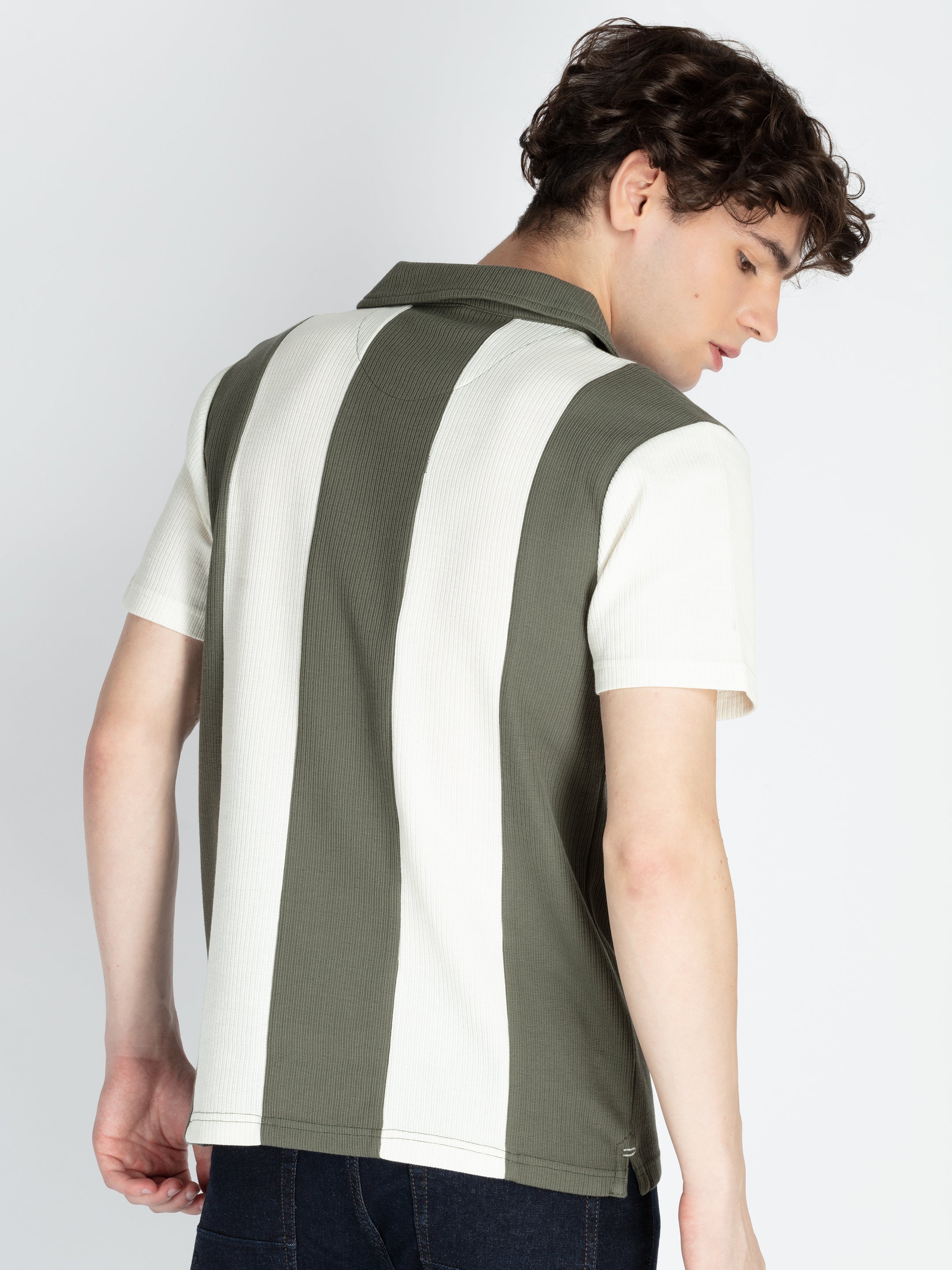 Mens Cut & Sew Polo T-Shirt