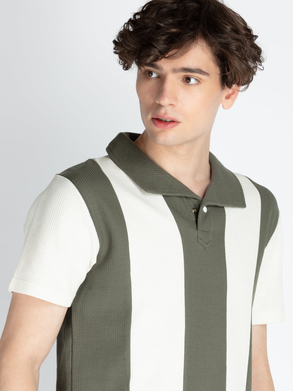 Mens Cut & Sew Polo T-Shirt