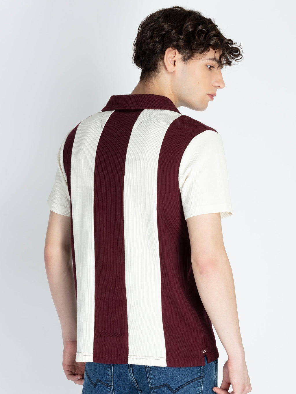 Mens Cut & Sew Polo T-Shirt