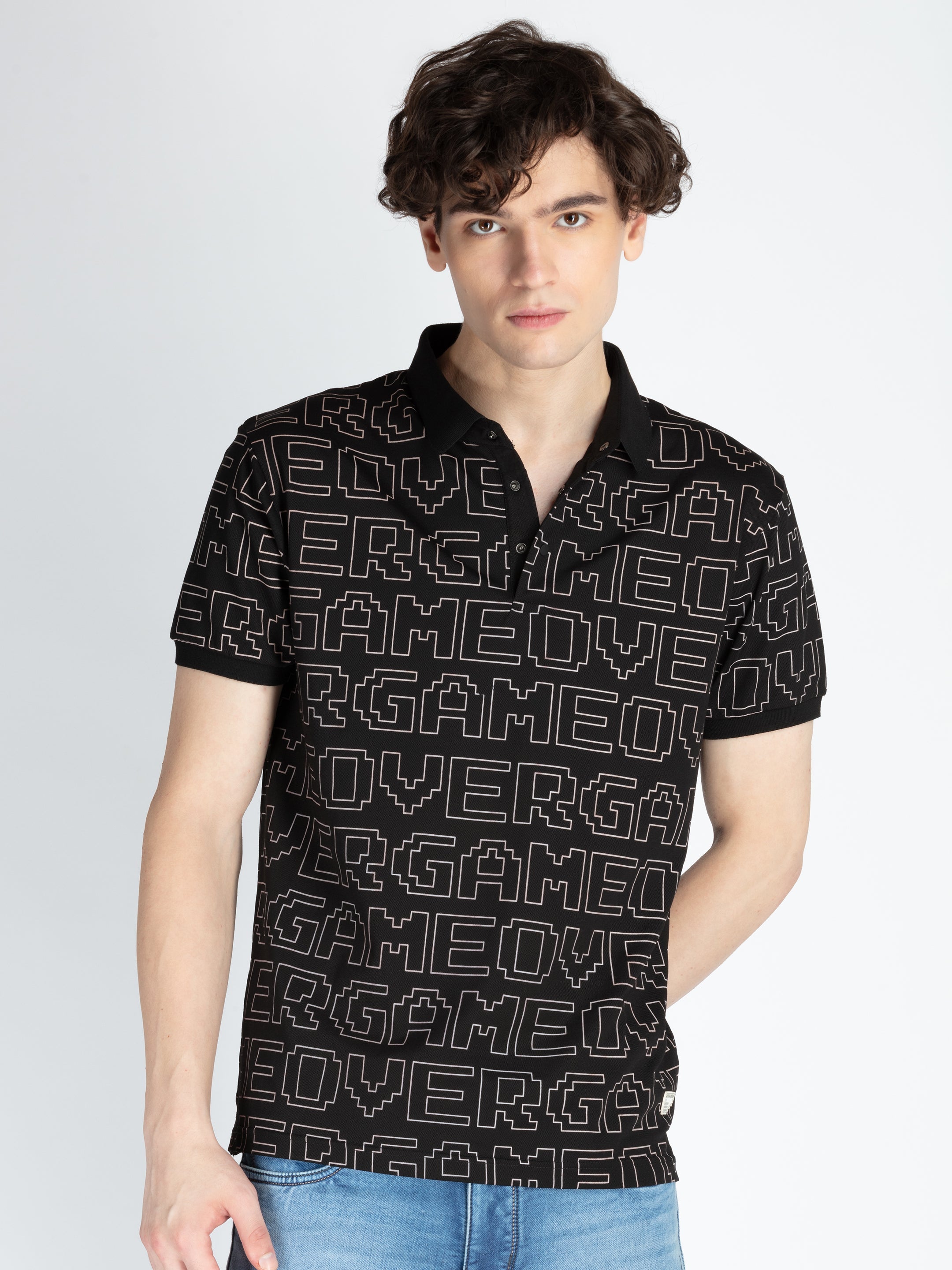 Status Quo |Men's Printed Polo T-shirt - S, M, L, XL, XXL