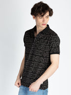 Mens All Over Printed Polo T-Shirt