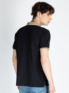 Men's Solid Regular Fit Polo T-Shirt