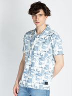 Mens All Over Printed Polo T-Shirt