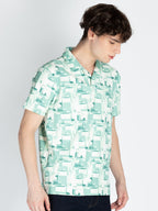 Mens All Over Printed Polo T-Shirt