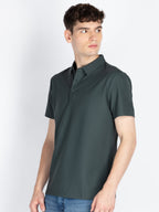 Mens Solid Polo Collar T-Shirt