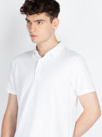Mens Solid Polo Collar T-Shirt