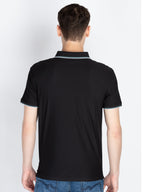 Mens Solid Polo Collar T-Shirt