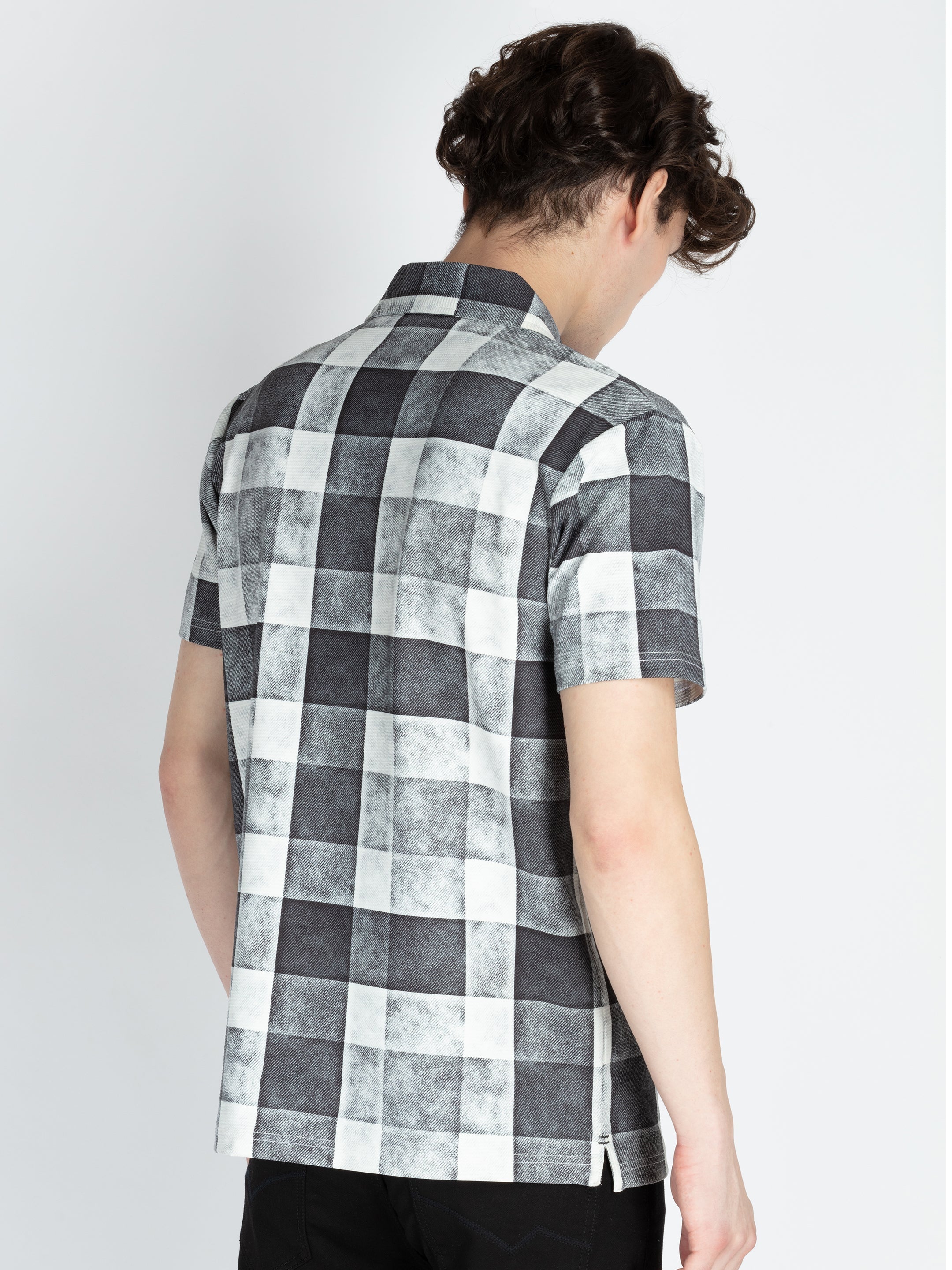 Mens All Over Printed Polo T-Shirt