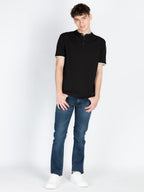 Mens Solid Henley Neck T-Shirt
