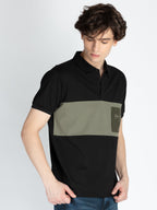 Men's Cut & Sew Polo T-Shirt
