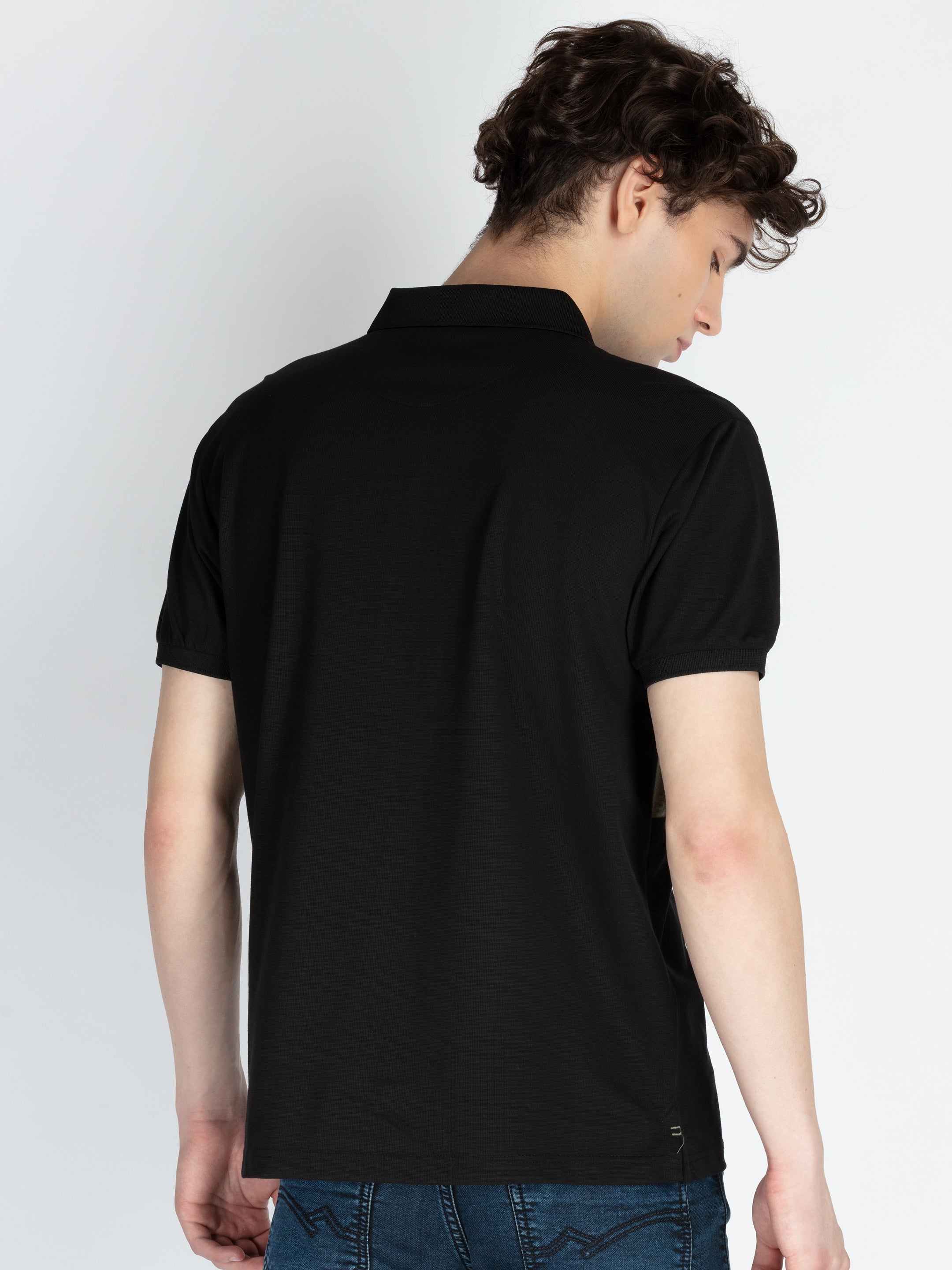 Men's Cut & Sew Polo T-Shirt