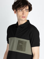 Men's Cut & Sew Polo T-Shirt