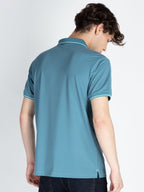 Mens Solid Regular Fit Polo T-Shirt