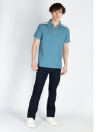Mens Solid Regular Fit Polo T-Shirt