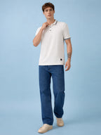Men's Solid Polo Neck Half Sleeves T-shirts