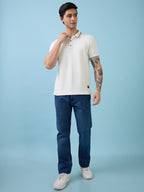 Men's Solid Polo Neck Half Sleeves T-shirts