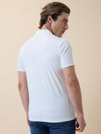 Men's Premium Solid Polo Collar Half Sleeves Regular Fit T-shirt