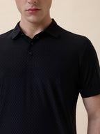 Men's Premium Solid Polo Collar Half Sleeves Regular Fit T-shirt