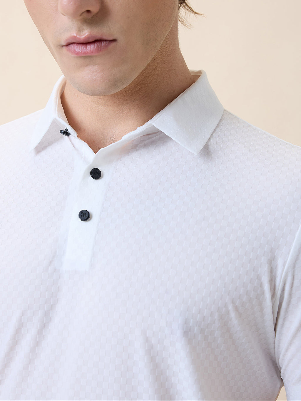Men's Premium Solid Polo Collar Half Sleeves Regular Fit T-shirt