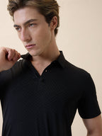 Men's Premium Printed Polo Collar Half Sleeves Regular Fit T-shirt