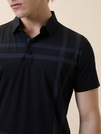 Men's Premium Printed Polo Collar Half Sleeves Regular Fit T-shirt
