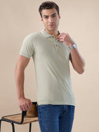 Sage Textured Regular Polo