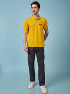 Men's Printed Polo Neck Half Sleeves T-shirts