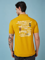 Men's Printed Polo Neck Half Sleeves T-shirts