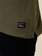 Mens Solid Henley Neck Half Sleeves Regular Fit Tshirt