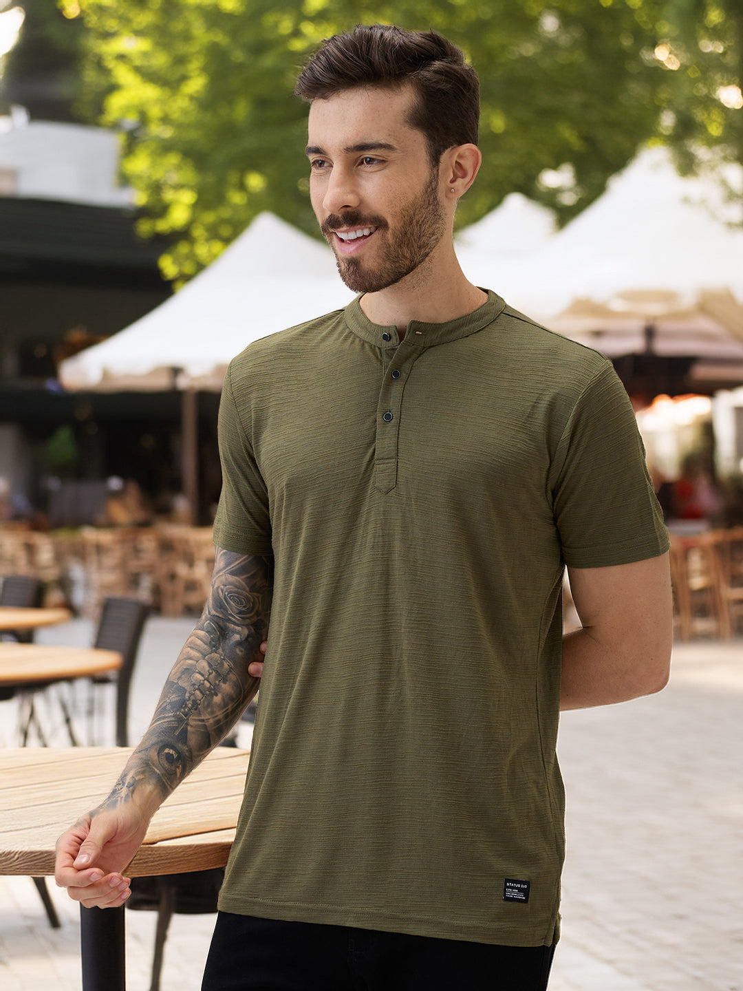 Status Quo |Men's Polos T-shirt Plus Size - 3XL, 4XL, 5XL