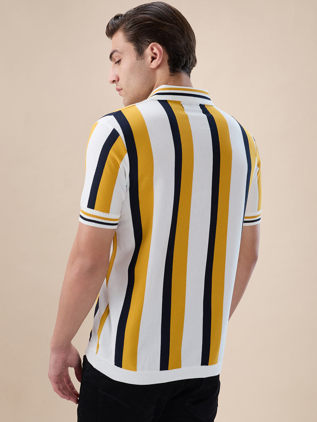 Sunflower Bold Striped Polo Secondary image