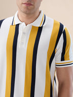 Sunflower Bold Striped Polo