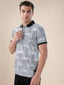 Geometric Print Polo