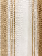 Beige Striped Textured Polo T-Shirt