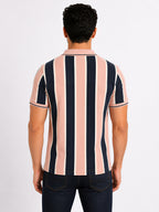 Striped Cotton Blend Regular Fit Polo T-Shirt