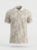 Fawn Abstract Print Polo T-Shirt