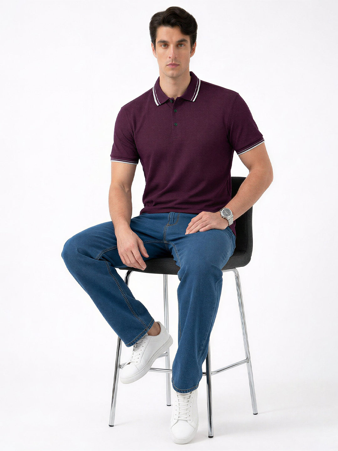 Status Quo |Men's Stylish Polo T-shirt - S, M, L, XL, XXL, 3XL, 4XL, 5XL Main image