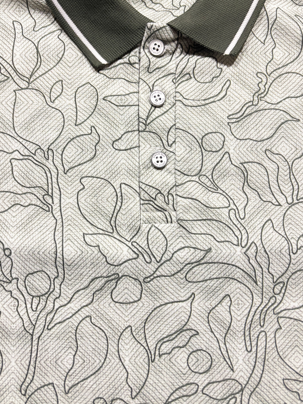 Olive Botanical Sketch Polo
