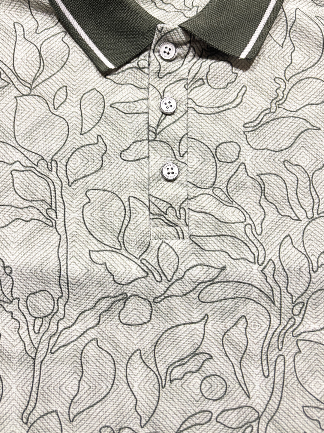 Olive Botanical Sketch Polo