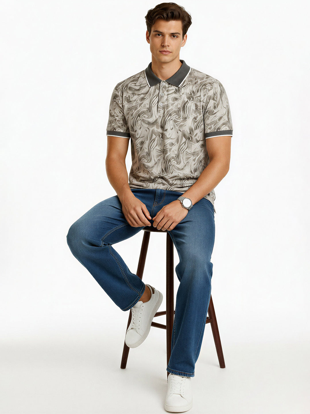 Status Quo |Men's Stylish Polo T-shirt - S, M, L, XL, XXL, 3XL, 4XL, 5XL Main image