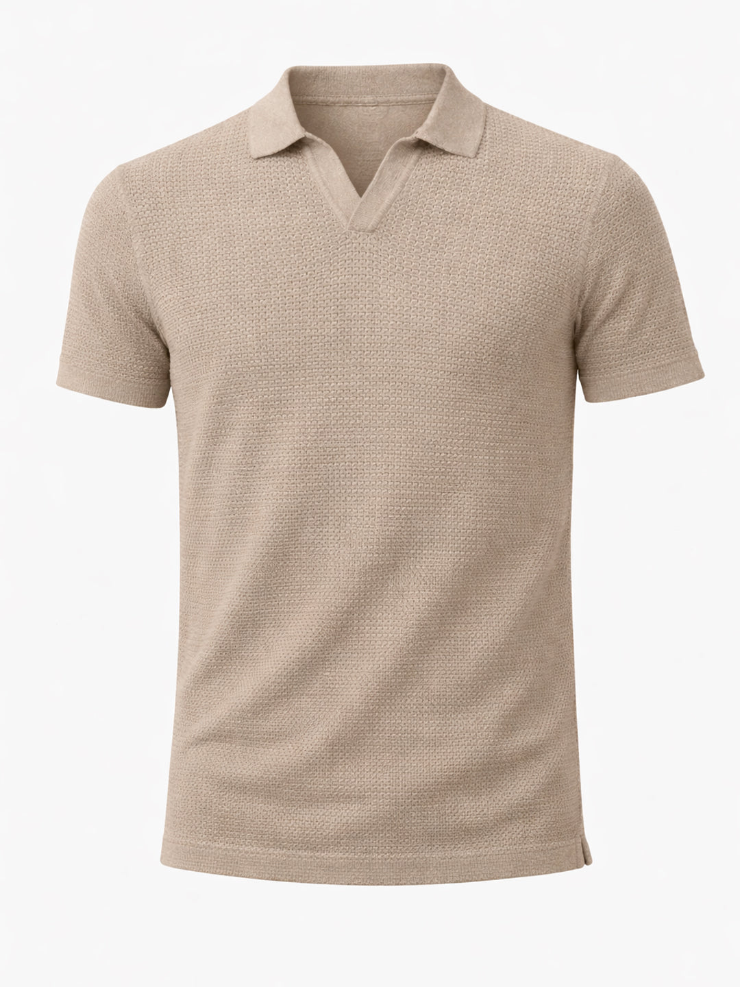 Waffle Knit Polo