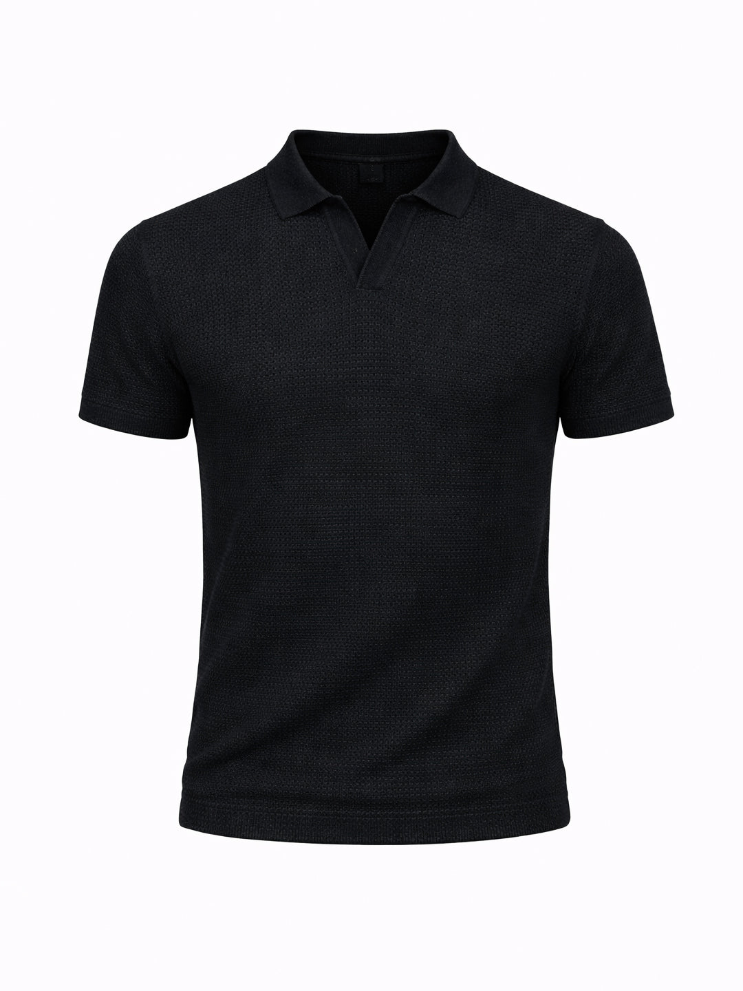 Midnight Waffle Knit Polo Secondary image